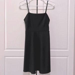Black Dress Tie Back Forever 21 Sz S